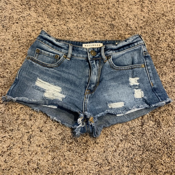 Bullhead Pants - Bullhead Denim Co Denim Jean High Rise Shorts